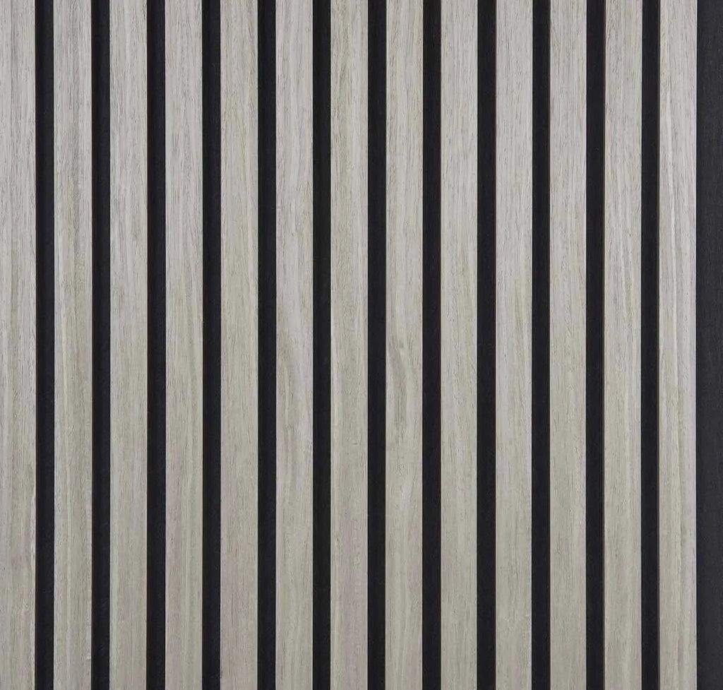 NordLyd™ Premium Akustyczny Panel Lamelowy — Dąb Naturalny (2,7 x 1,10 m)